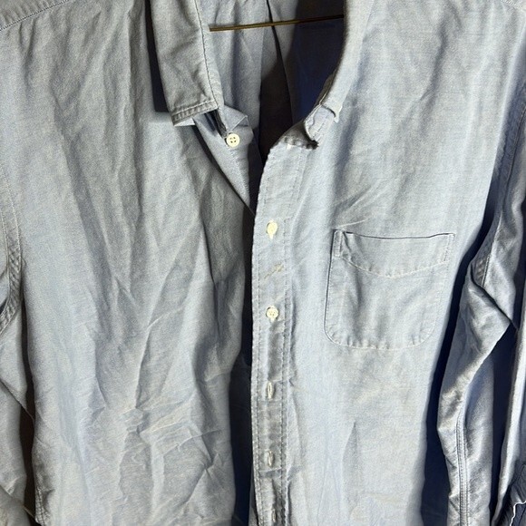 Lands End - Cotton Blue Shirt - Men's Lot of 4 - 3: 18 1/2 -36 & 1: 18 1/2 - 37 - Picture 9 of 16